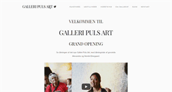 Desktop Screenshot of galleripulsart.dk